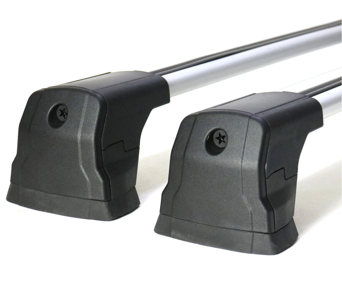 VW T5 T6 T6.1 Dachträger Grundträger Aluminium ABSCHLIEßBAR - Schwarz / Silber