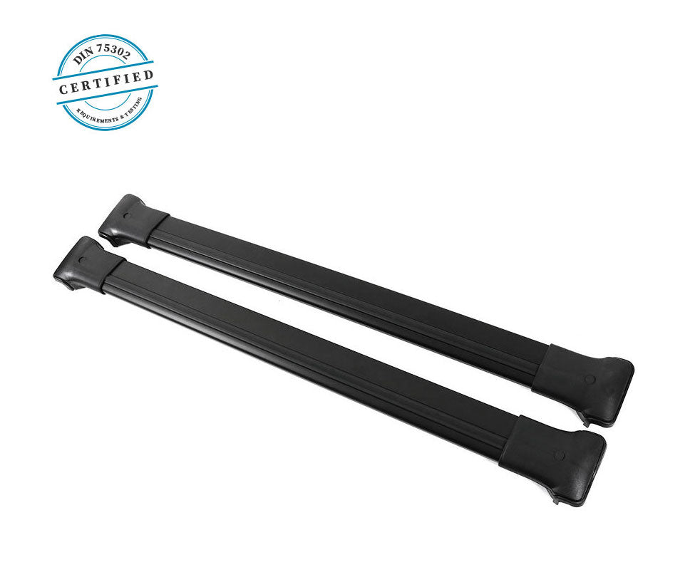 VW T5 T6 T6.1 Multivan Transporter L1 L2 Dachreling + Dachträger FLACH Set ABE Schwarz/Silber