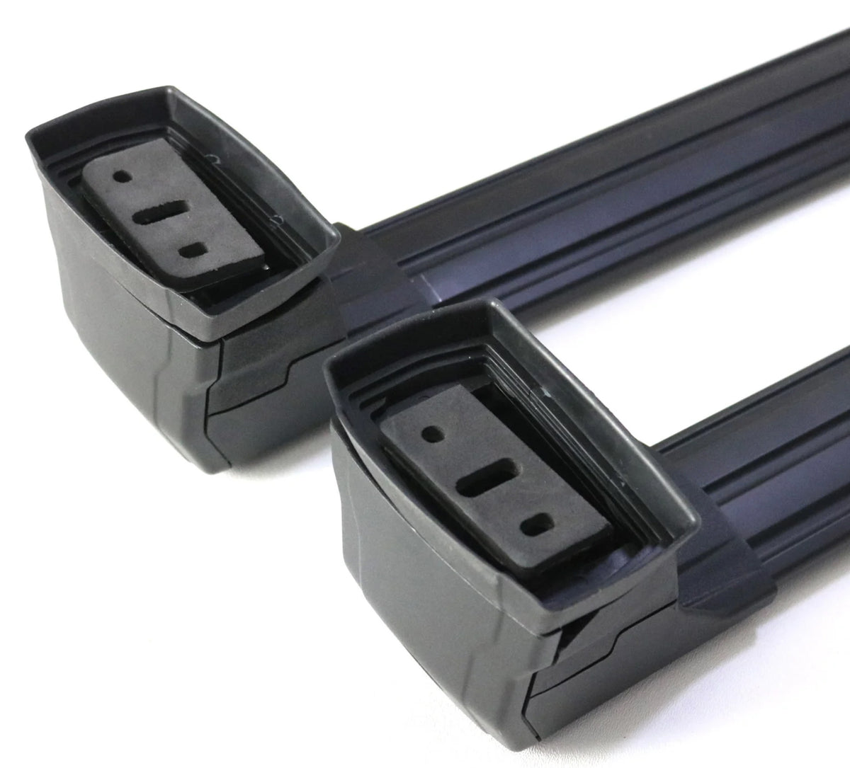 VW T5 T6 T6.1 Dachträger Grundträger Aluminium ABSCHLIEßBAR - Schwarz / Silber