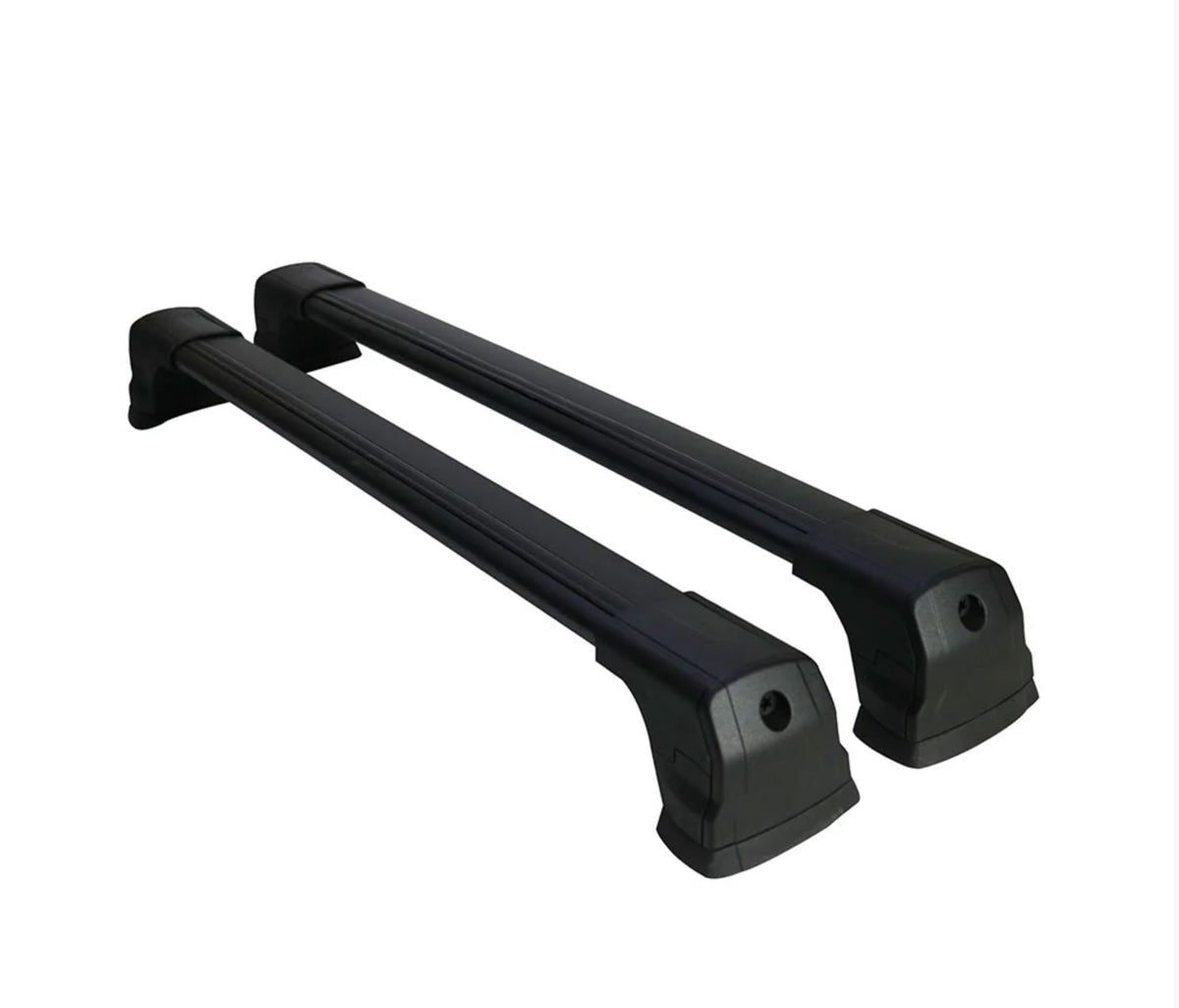 VW T5 T6 T6.1 Dachträger Grundträger Aluminium ABSCHLIEßBAR - Schwarz / Silber