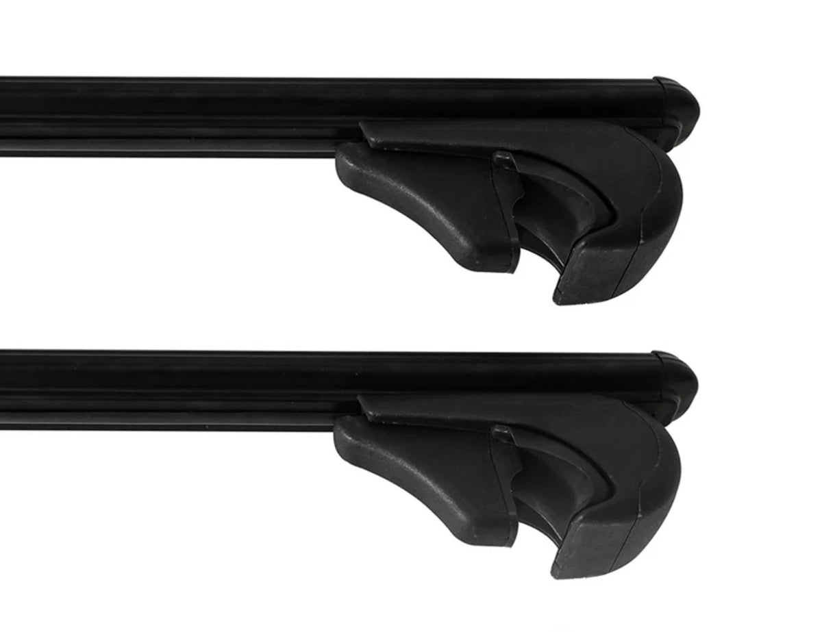 VW T5 T6 T6.1 Dachträger für vorhandene Dachreling Schwarz/Silber - Trägeranzahl wählbar