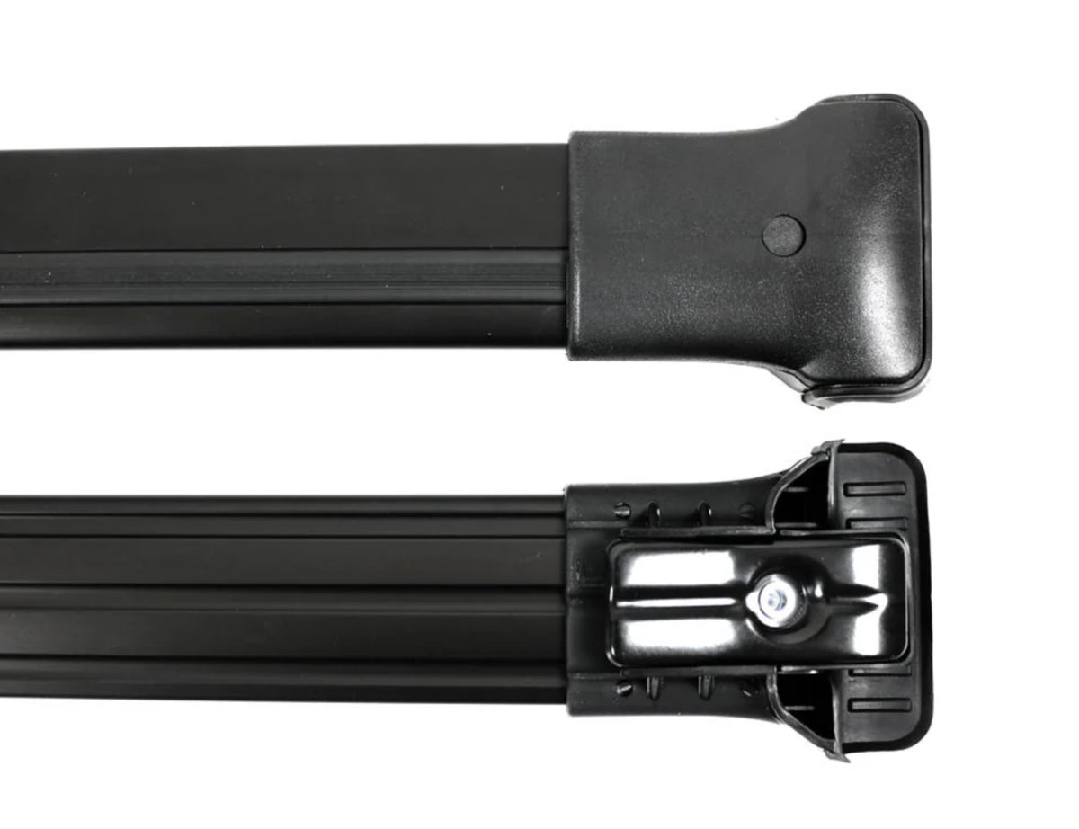 Mercedes Benz Vito Viano V Klasse W639 W447 Dachträger FLACH + Dachreling Set - Schwarz/Silber