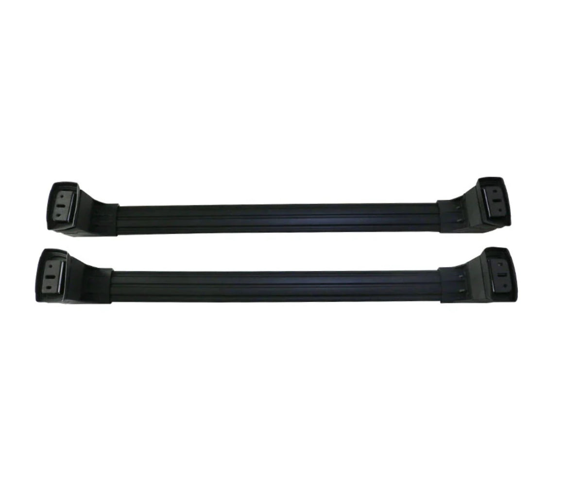 VW T5 T6 T6.1 Dachträger Grundträger Aluminium ABSCHLIEßBAR - Schwarz / Silber