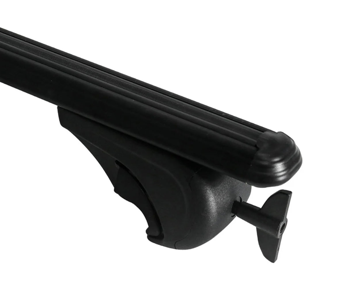 VW T5 T6 T6.1 Dachträger für vorhandene Dachreling Schwarz/Silber - Trägeranzahl wählbar