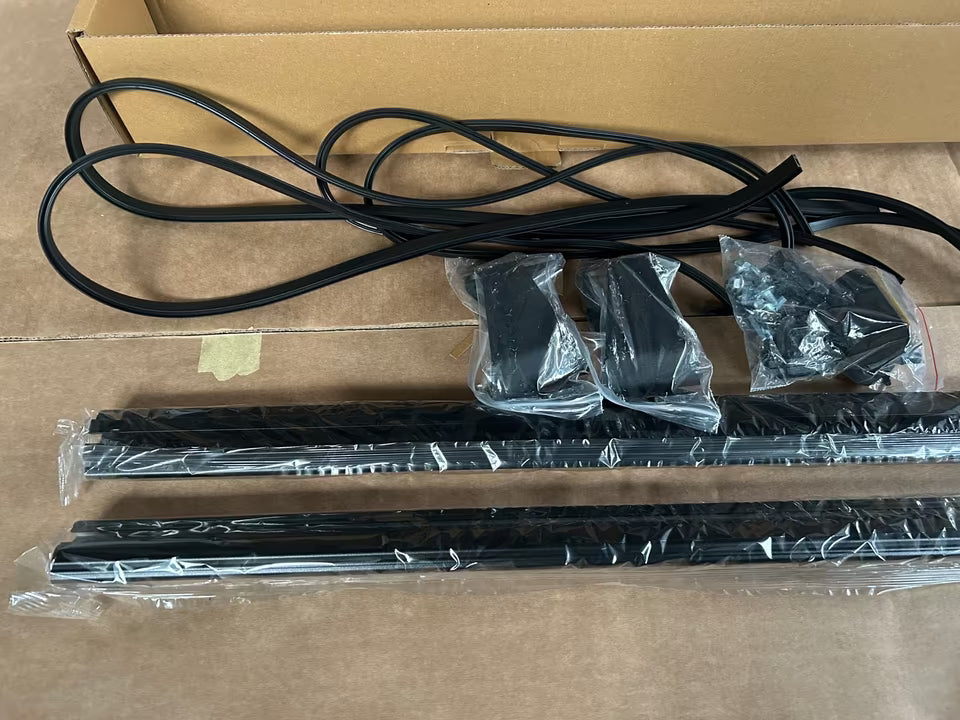 VW T5 T6 T6.1 Aluminium Dachträger Grundträger mit Nut Schwarz/Silber - Verschiedene Trägeranzahl