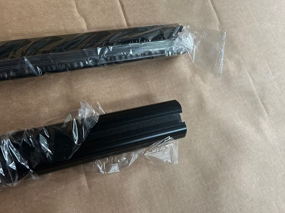 VW T5 T6 T6.1 Aluminium Dachträger Grundträger mit Nut Schwarz/Silber - Verschiedene Trägeranzahl