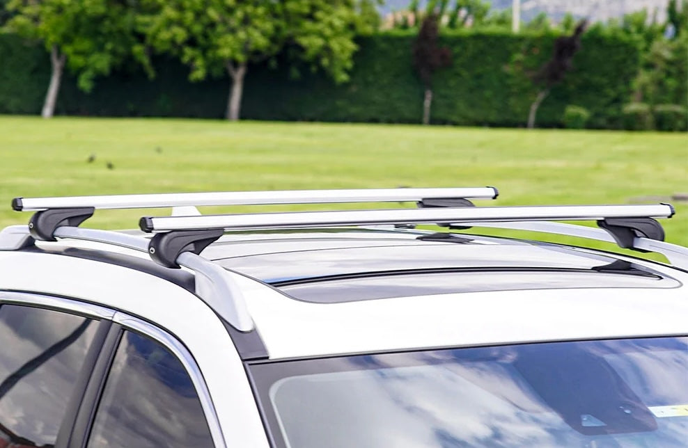 VW T5 T6 T6.1 Dachträger für vorhandene Dachreling Schwarz/Silber - Trägeranzahl wählbar
