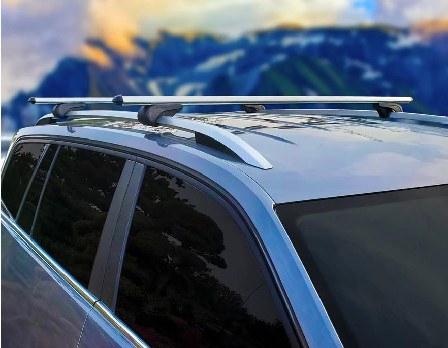 VW T5 T6 T6.1 Dachträger für vorhandene Dachreling Schwarz/Silber - Trägeranzahl wählbar
