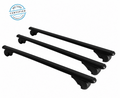 Mercedes Benz Vito Viano V Klasse W639 W447 Dachträger für vorhandene Dachreling - 3er SET- Schwarz/Silber