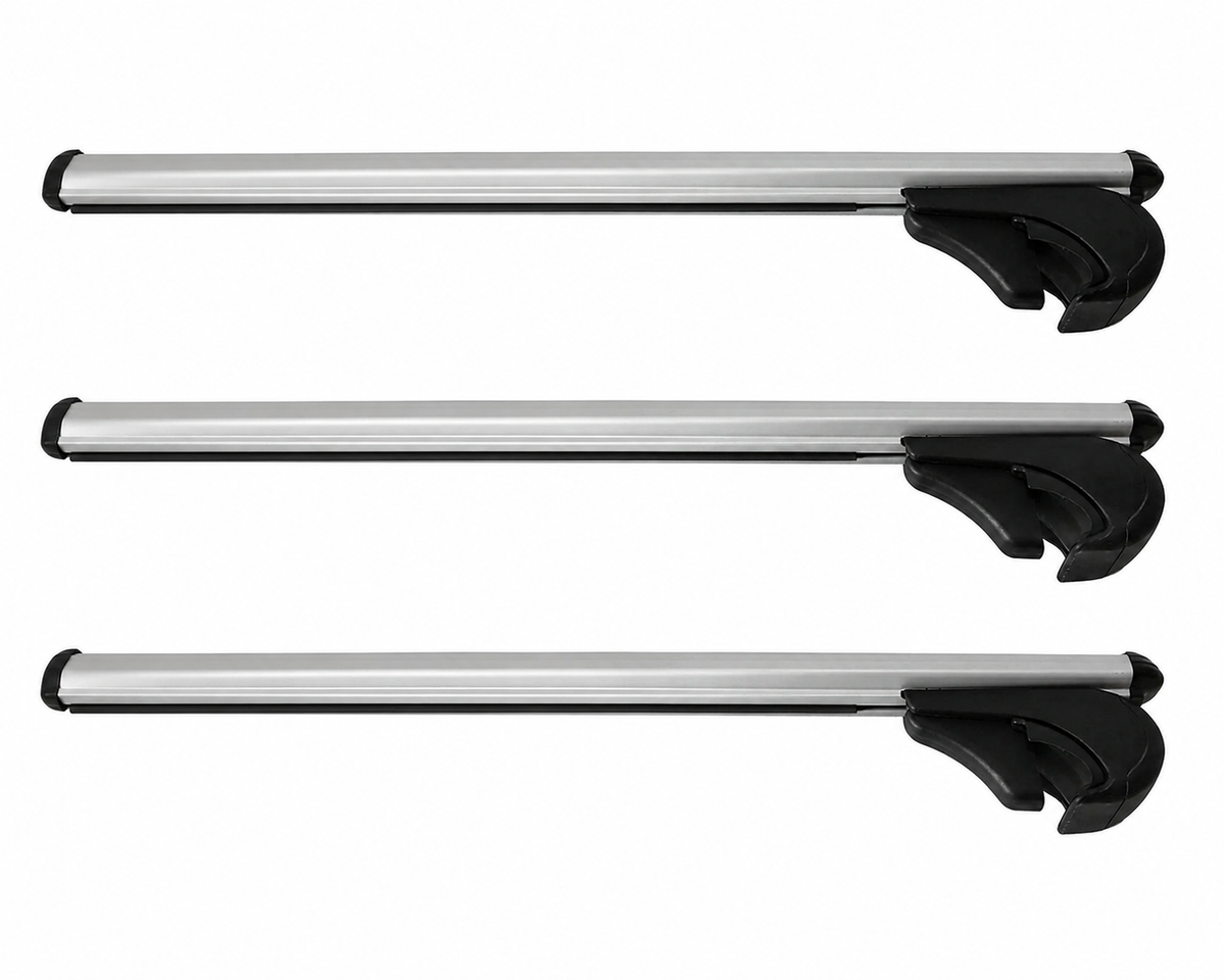 Dachreling STECKBAR + Dachträger Set VW Caddy - Standard / Maxi - Schwarz/Silber
