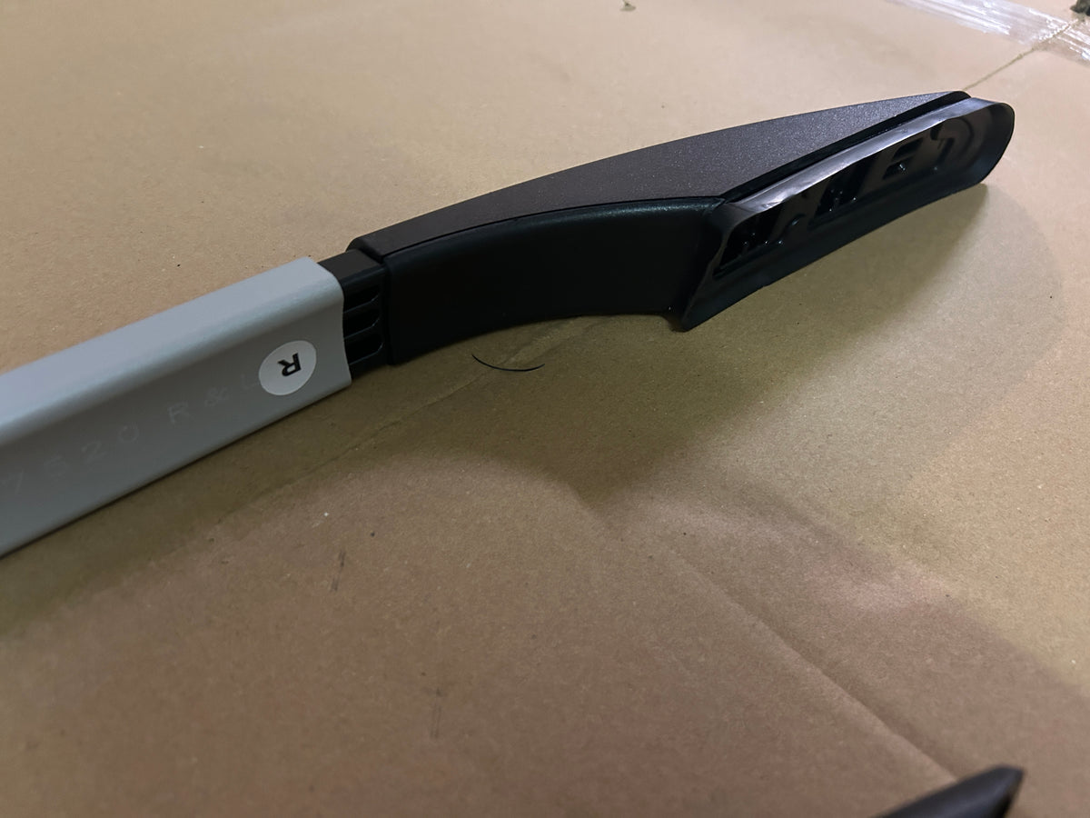 Dachreling STECKBAR: VW Caddy Standard / Maxi - Schwarz/Silber