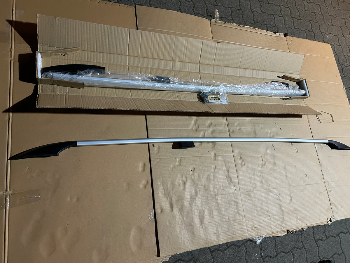 Mercedes Benz Vito Viano V Klasse W638 Dachträger + Dachreling Set - Schwarz/Silber