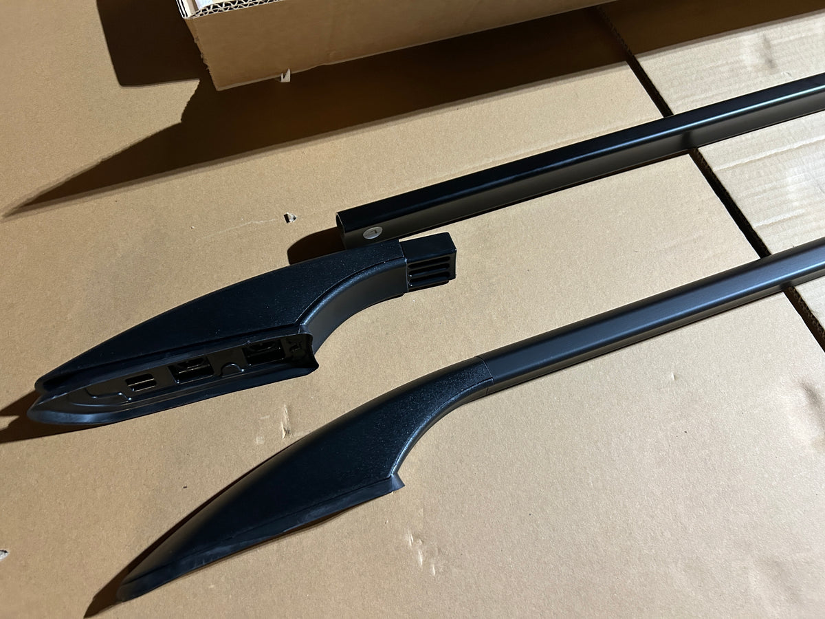 Mercedes Benz Vito Viano V Klasse W638 Dachträger + Dachreling Set - Schwarz/Silber