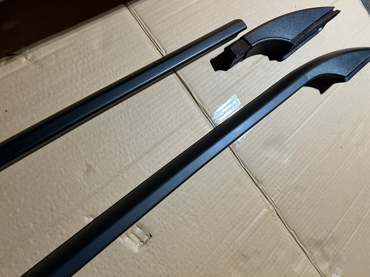 Mercedes Benz Vito Viano V Klasse W638 Dachträger + Dachreling Set - Schwarz/Silber