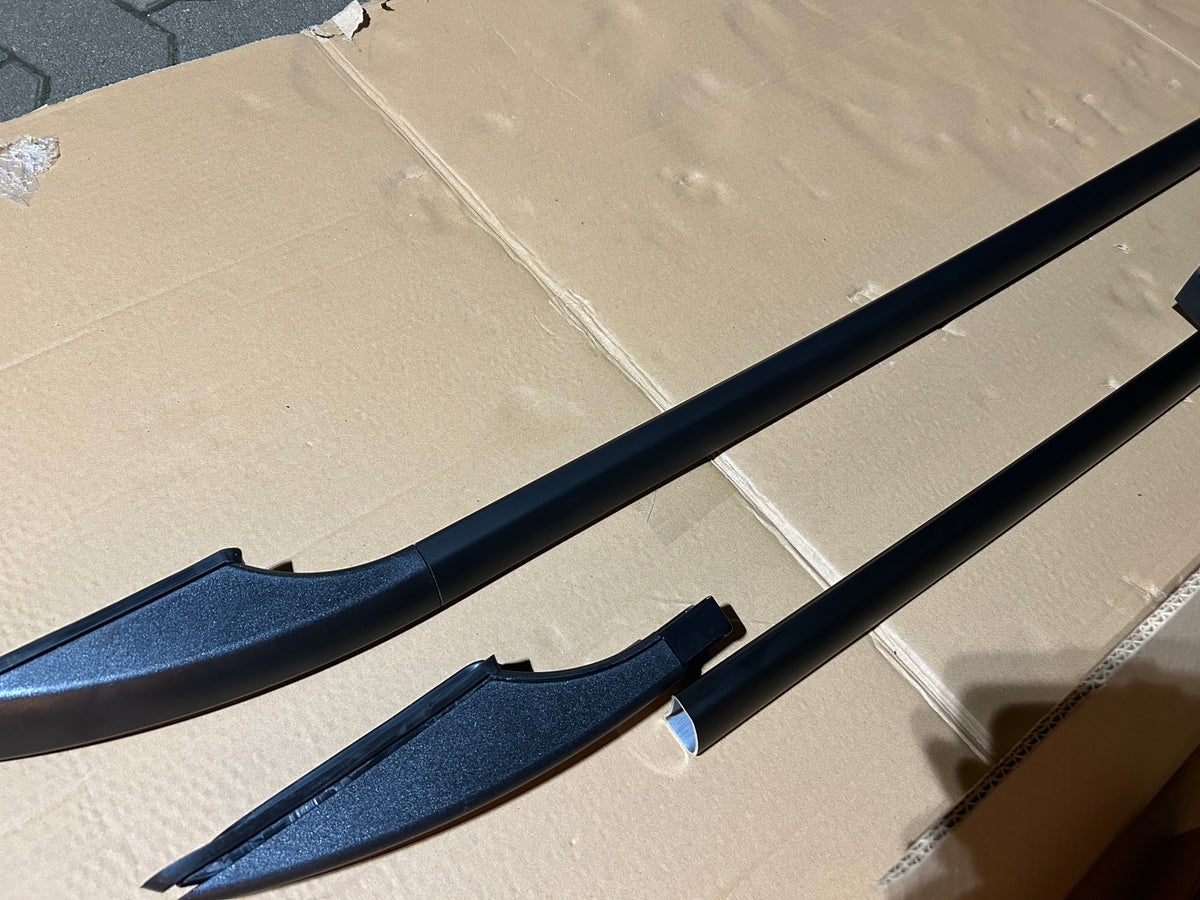 Mercedes Benz Vito Viano V Klasse W638 Dachträger + Dachreling Set - Schwarz/Silber