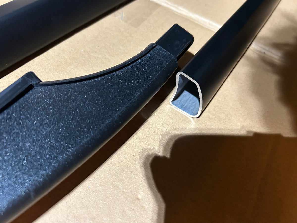 STECKBARE Dachreling Ford Transit / Tourneo Custom (2013 - 2022) - L1 L2 Schwarz/Silber