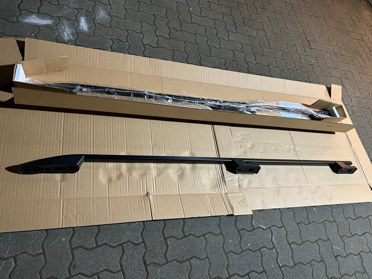 MIT ABE Dachreling + Dachträger Set Ford Transit Tourneo Custom 2013 - 2023 - L1 L2 Schwarz/Silber