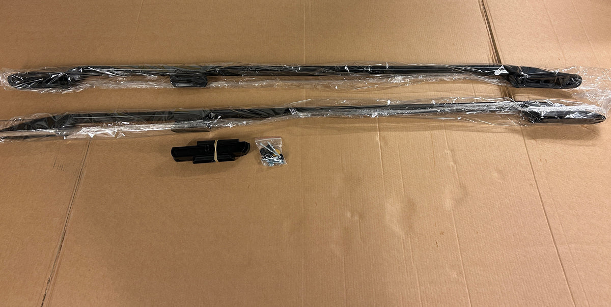 VW T5 T6 T6.1 Multivan Transporter L1 L2 Dachreling + Dachträger Set ABE Schwarz/Silber