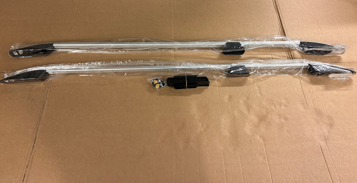 VW T5 T6 T6.1 Multivan Transporter L1 L2 Dachreling + Dachträger Set ABE Schwarz/Silber
