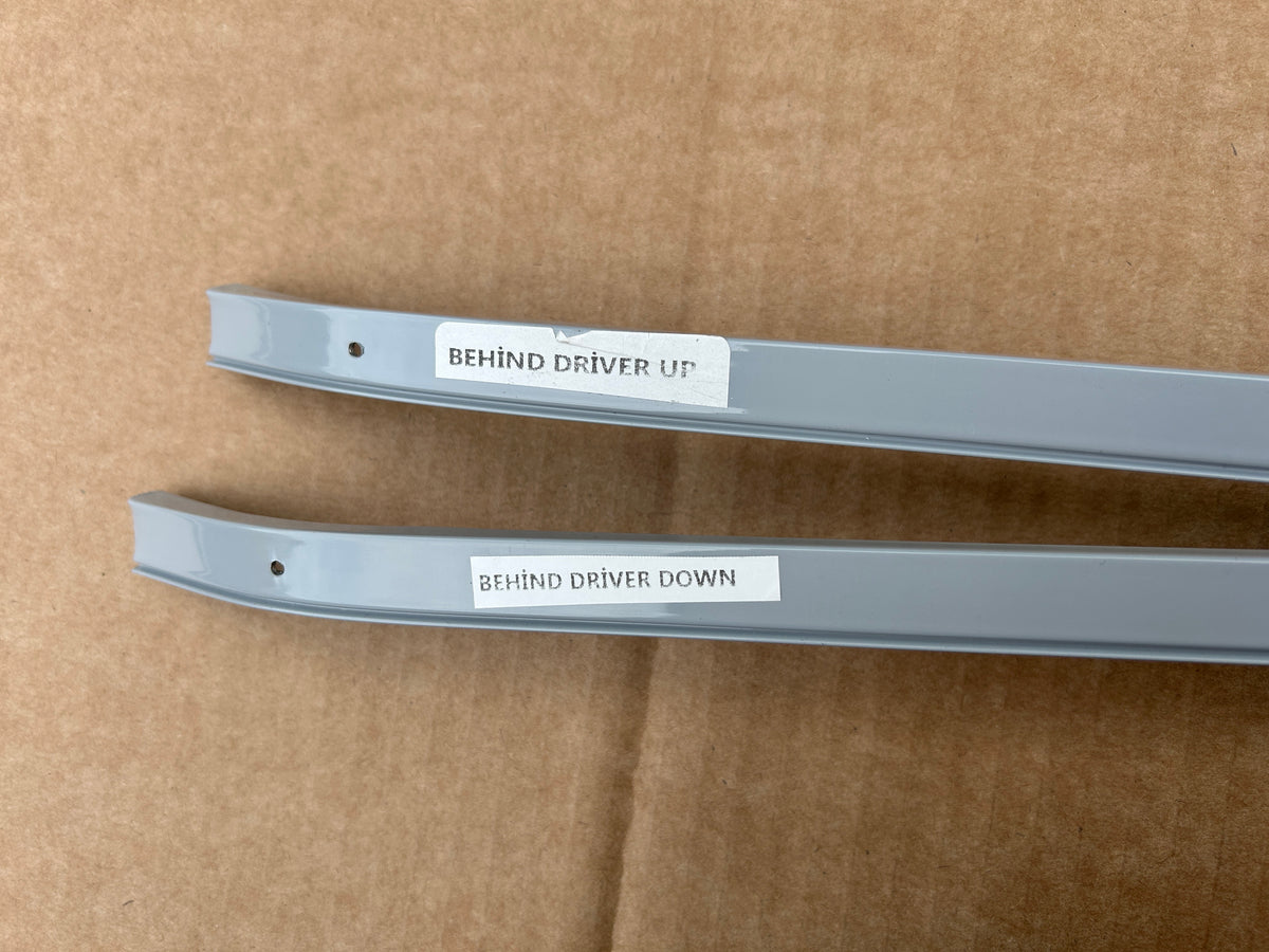 VW T4 Gardinen Vorhänge blickdicht Transporter Multivan SET - L1 L2 - grau/schwarz