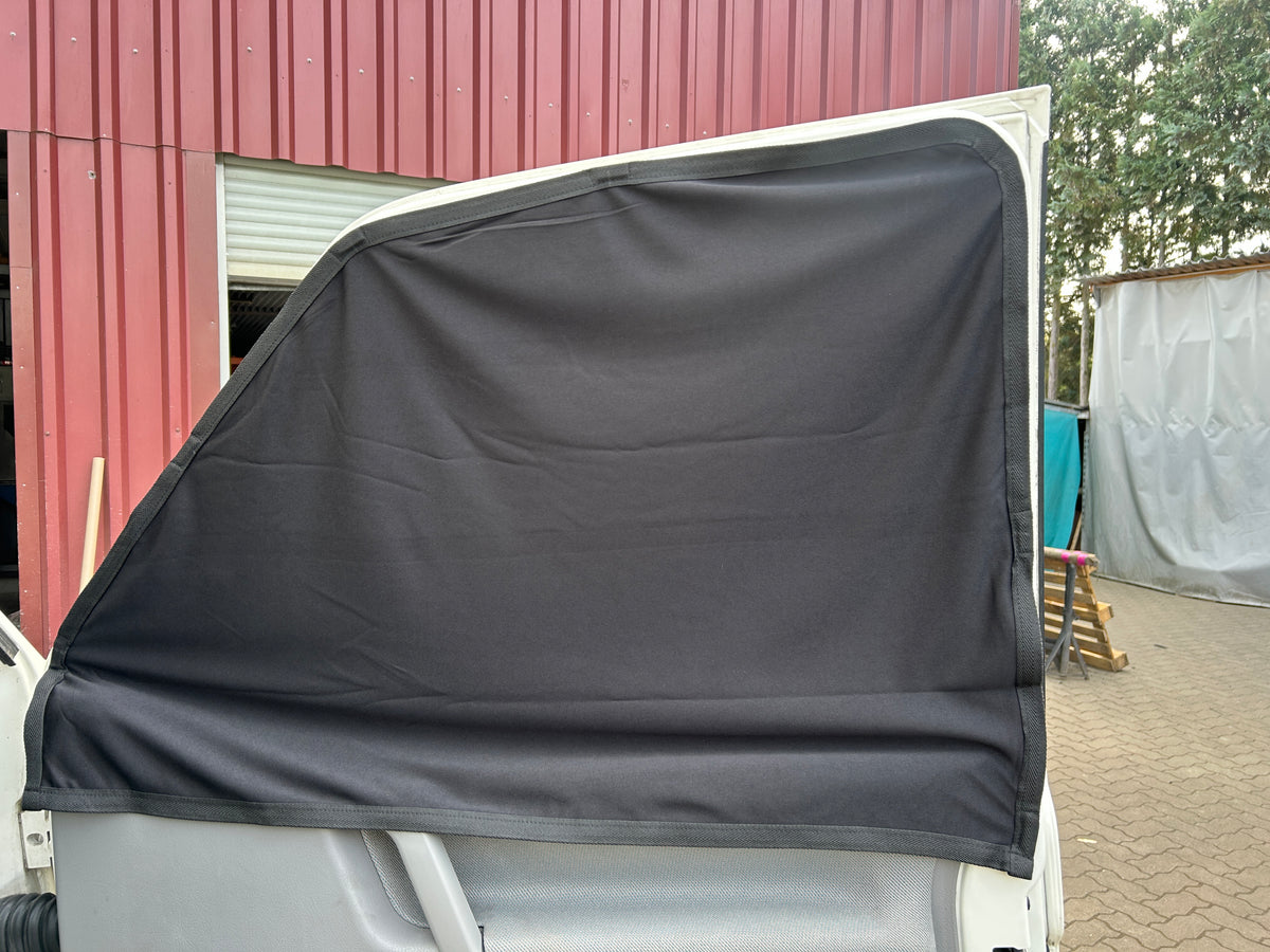 VW T4 Fahrerhaus Verdunkelung vorne BLICKDICHT - Vorhänge magnetisch (für alle Baujahre) - Transporter, Multivan, California - Magnetbefestigung