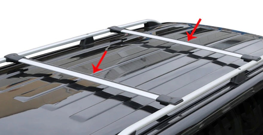 Mercedes Benz Vito Viano V Klasse W639 W447 Dachträger FLACH + Dachreling Set - Schwarz/Silber