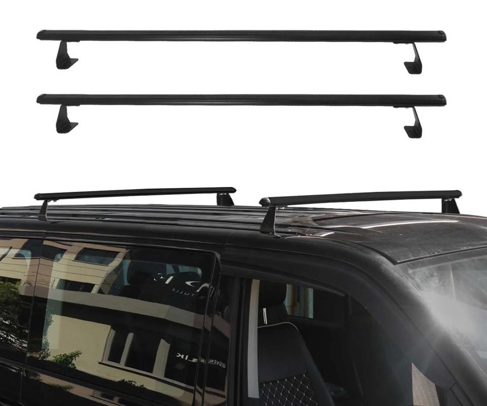 Mercedes Benz Vito Viano V Klasse W639 W447 Dachträger Schwarz/Silber - Trägeranzahl wählbar