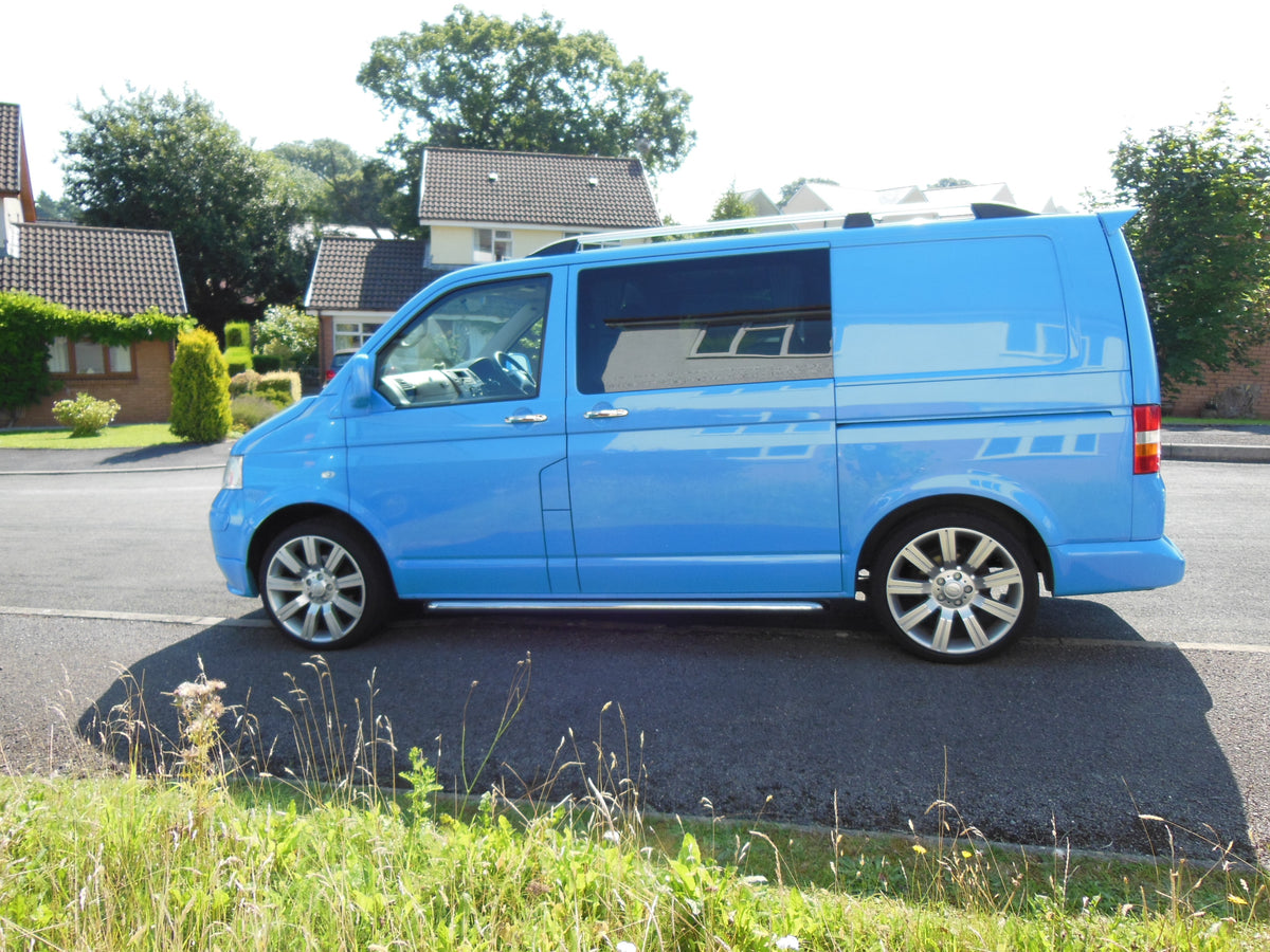 Dachreling Reling VW T7 Multivan Transporter Caravelle Schwarz/Silber
