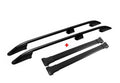 VW T5 T6 T6.1 Multivan Transporter L1 L2 Dachreling + Dachträger FLACH Set ABE Schwarz/Silber