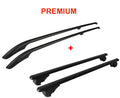 Mercedes Benz Vito Viano V Klasse W639 W447 Dachträger + Dachreling Set - Schwarz/Silber