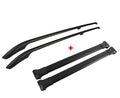 STECKBARE Dachreling + Dachträger FLACH Set VW T5 T6 T6.1 Multivan Transporter L1 L2 - Schwarz/Silber